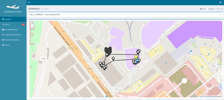 Movement Profile ULD Airport Bergamo